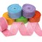 Easter Burlap Ribbon-Pink/Blue/Lavender/Apple Green/Yellow/Orange Wired Ribbon 1.5 Inch x 6 Colors Total 30 Yard Easter Ribbon for Crafts Wreaths Big Bow Wrapping Outdoor Decoration